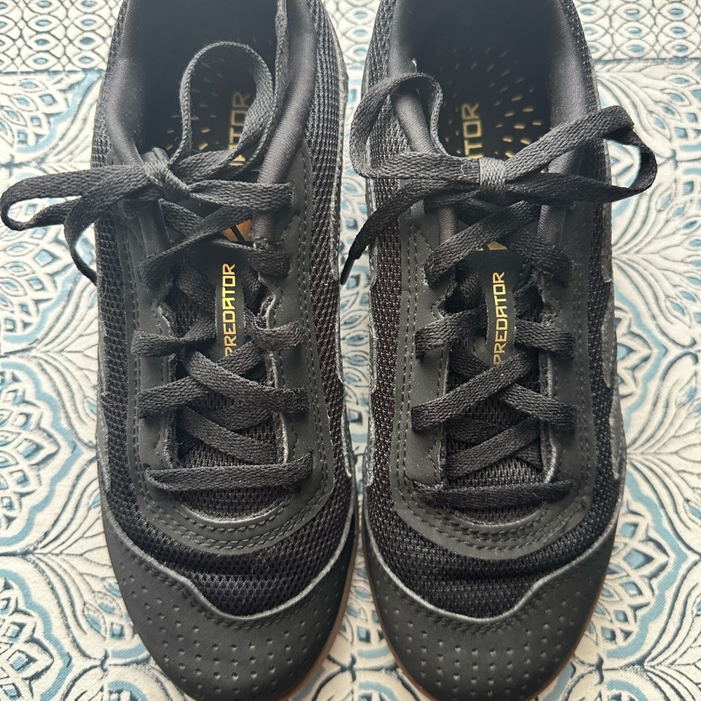 Adidas Kids Black and Brown Sneakers